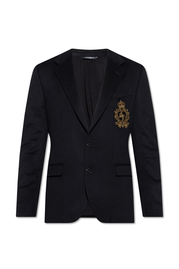 Dolce & Gabbana Wool blazer with appliqué