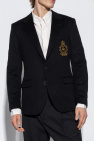 Dolce & Gabbana BLACK Wool blazer with appliqué