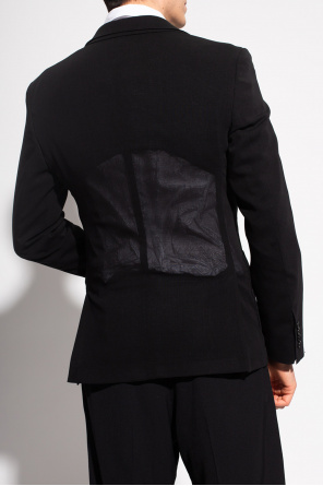 Dolce & Gabbana stretch cotton T-shirt Gauze blazer with notch lapels