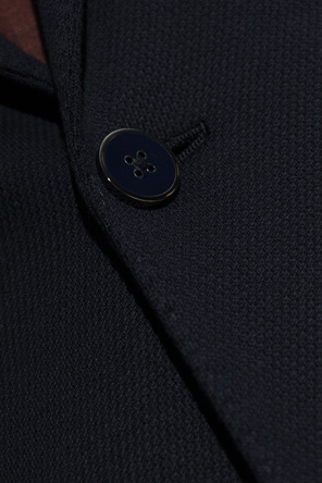 Dolce & Gabbana Navy Blazer with Single Vent