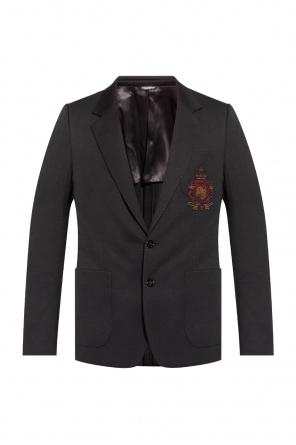 dolce jacket & Gabbana single-breasted check waistcoat