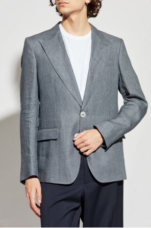 Dolce & Gabbana Americana de lino con solapas cerradas