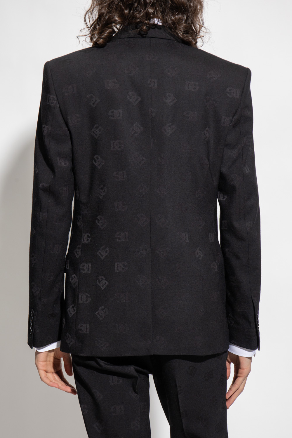 dolce scollo & Gabbana Blazer with monogram