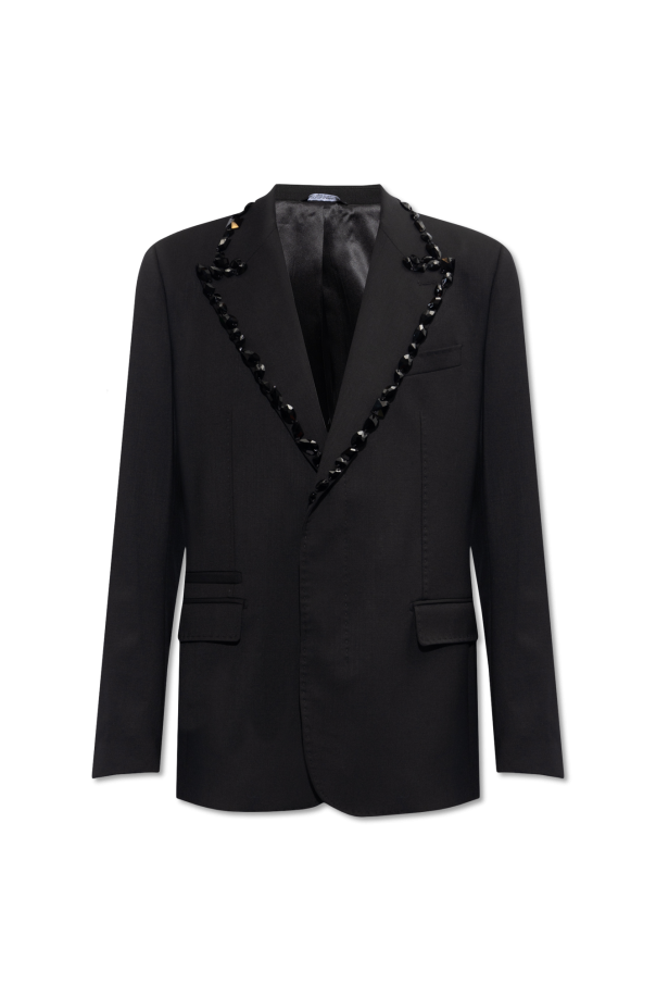 Rhinestone-embellished blazer od Dolce & Gabbana