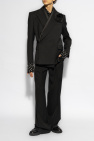 Dolce & Gabbana BLACK Wool blazer with satin trim