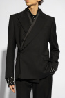Dolce & Gabbana BLACK Wool blazer with satin trim