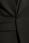 Dolce & Gabbana BLACK Wool blazer with satin trim