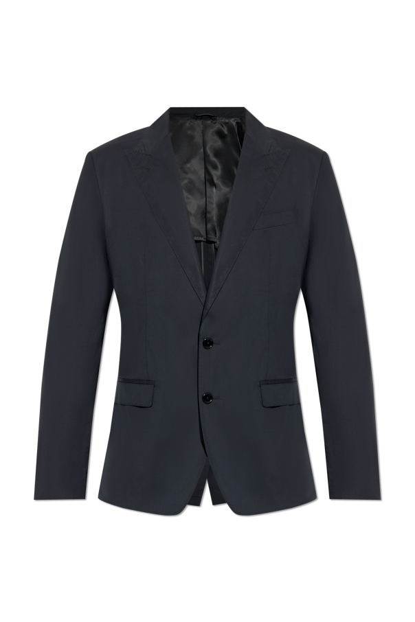 Cotton blazer with single vent od Dolce & Gabbana