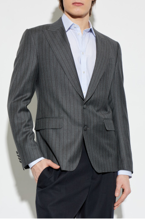 Dolce & Gabbana Marynarka ze wzorem w prążki