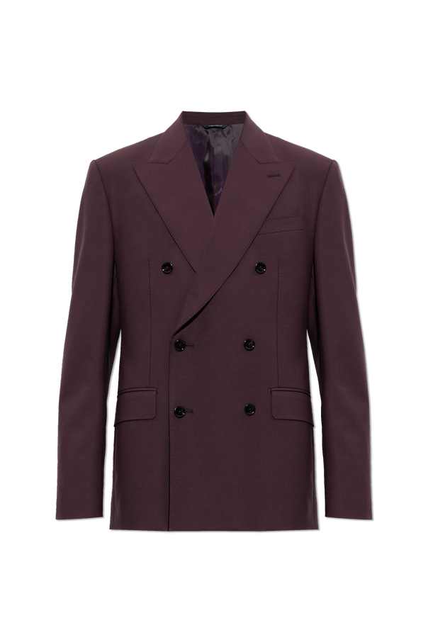 Wool blazer with a single vent od Dolce & Gabbana