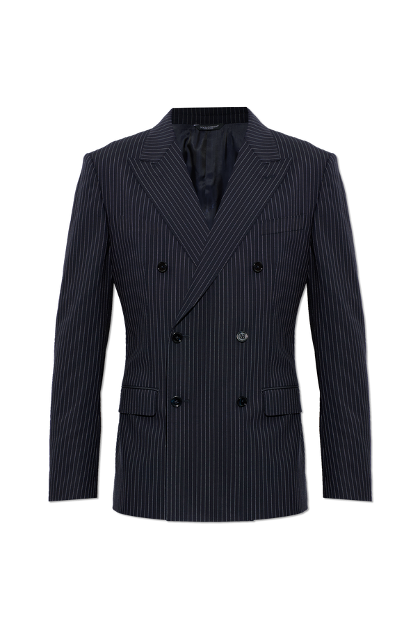 Wool blazer with single vent od Dolce & Gabbana