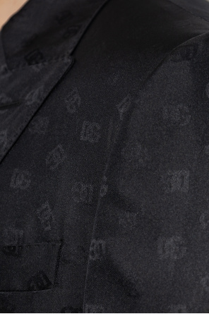 Dolce & Gabbana Seidenblazer mit Monogramm