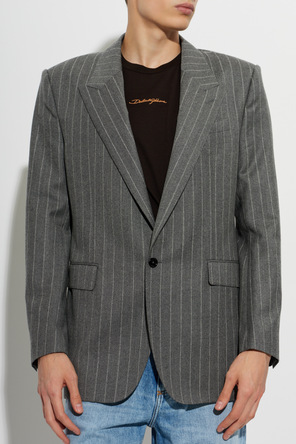Dolce & Gabbana Wool Blazer with Single Vent