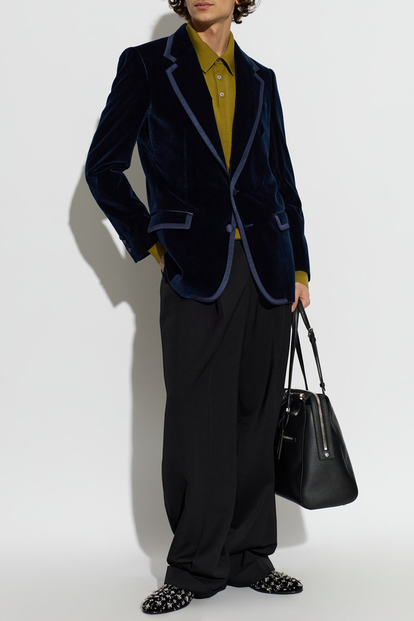 Dolce & Gabbana Velvet blazer with open lapels