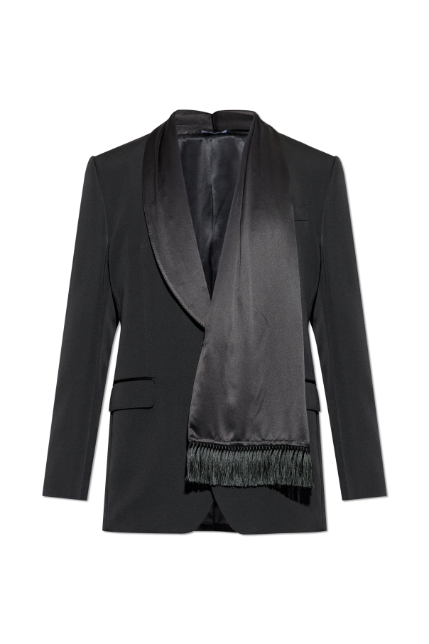 Blazer with satin shawl od Dolce & Gabbana