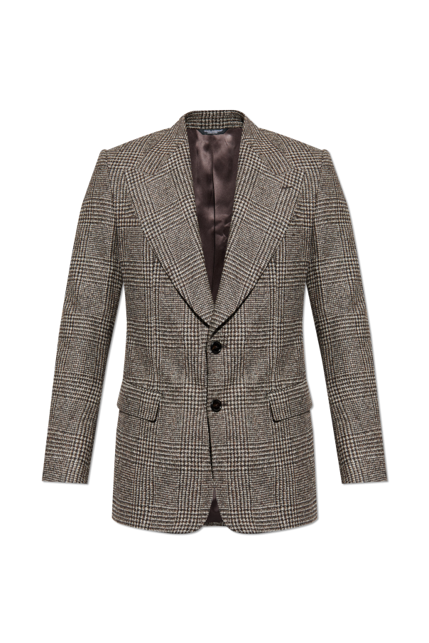 Blazer with a check pattern od Dolce & Gabbana