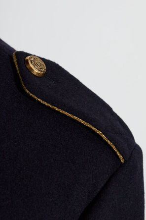 Dolce & Gabbana Wool Jacket with Epaulettes