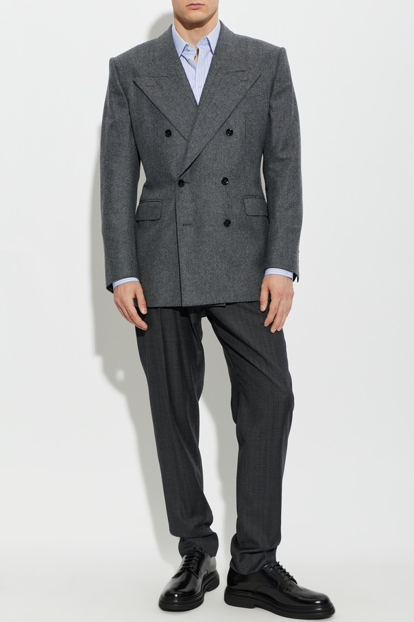 Dolce & Gabbana Wool blazer with double vent
