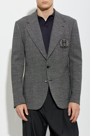 Dolce & Gabbana Wool blazer with appliqué