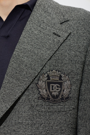 Dolce & Gabbana Wool blazer with appliqué