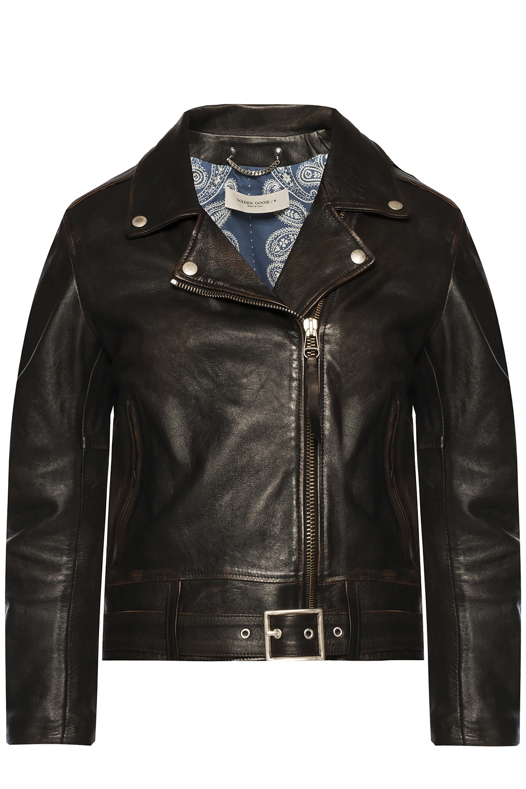 golden goose biker jacket