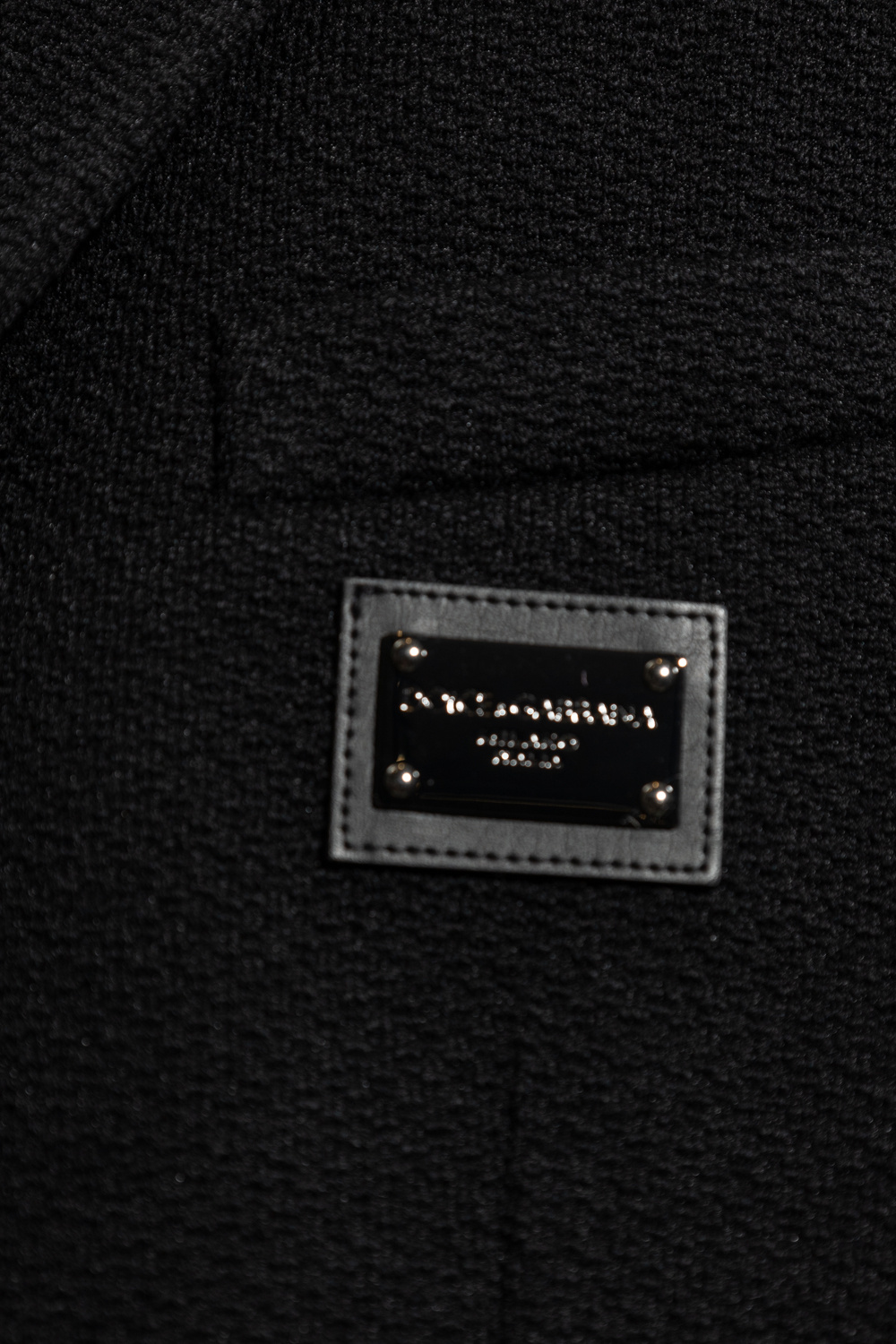 Dolce & Gabbana Dolce & Gabbana Woman 's Black Leather Belt With Logo Buckle