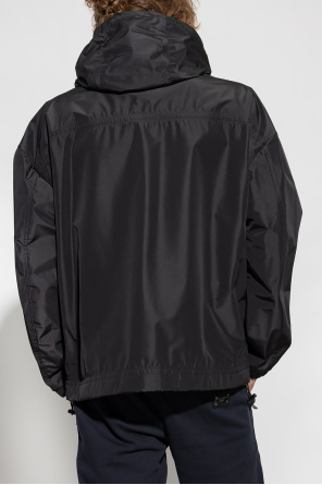 dolce Spitze & Gabbana Kids slogan-print puffer gilet Hooded jacket