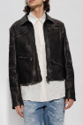 Dolce & Gabbana Leather jacket with detachable sleeves