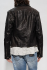 Dolce & Gabbana Leather jacket with detachable sleeves