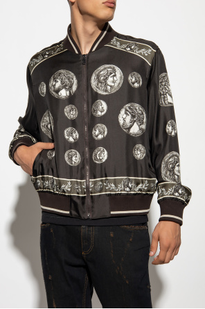 Dolce & Gabbana Silk bomber jacket