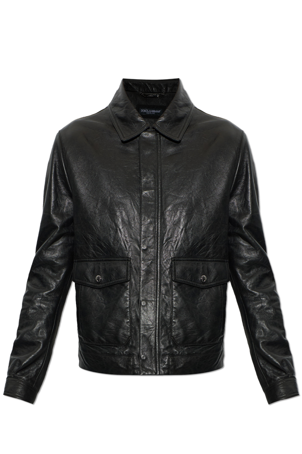 Leather jacket od Dolce & Gabbana