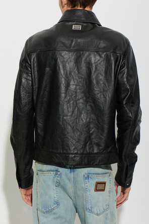 Dolce & Gabbana Black leather jacket