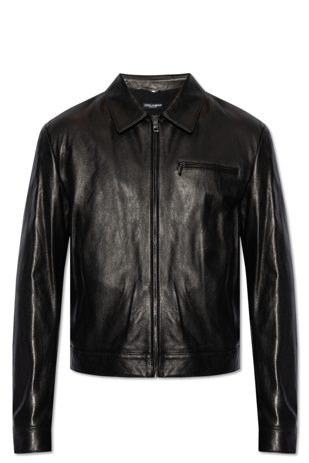 Leather jacket od Dolce & Gabbana