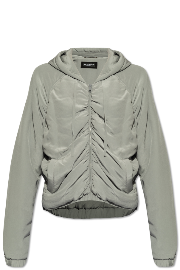 Hooded silk jacket od Dolce & Gabbana
