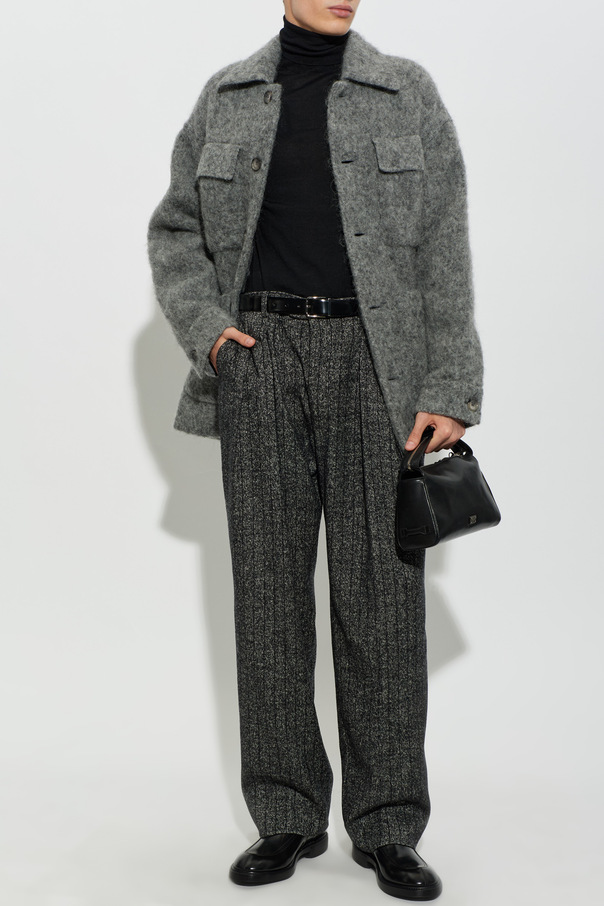 Dolce & Gabbana Casaco de lã com gola