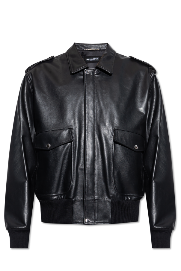 Leather jacket, zdjęcie 1 Leather jacket od Dolce & Gabbana