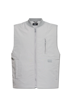 Chaleco acolchado con logo