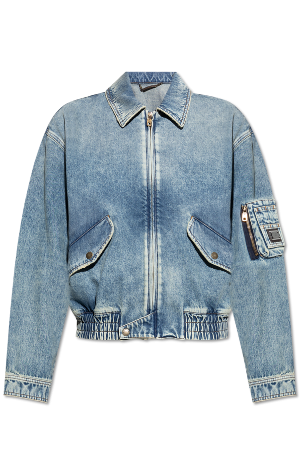 Denim jacket with vintage effect od Dolce & Gabbana