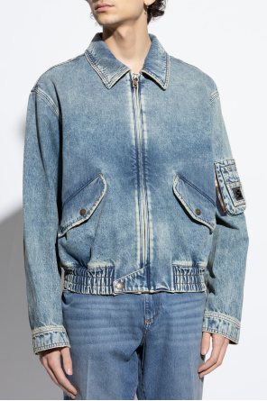 Dolce & Gabbana Chaqueta vaquera con efecto vintage