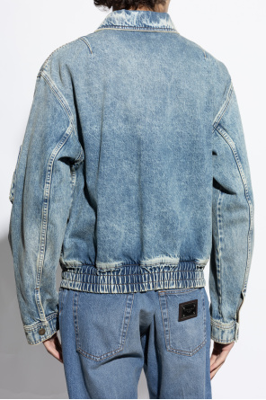 Dolce & Gabbana Chaqueta vaquera con efecto vintage
