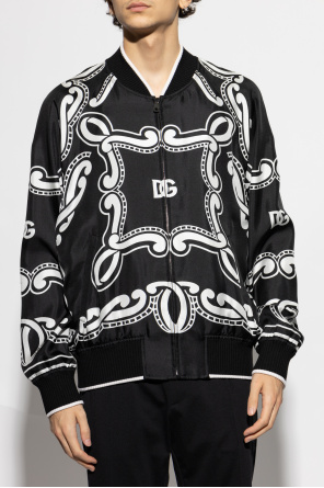 Dolce & Gabbana Silk bomber jacket