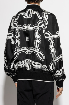 Dolce & Gabbana Silk bomber jacket