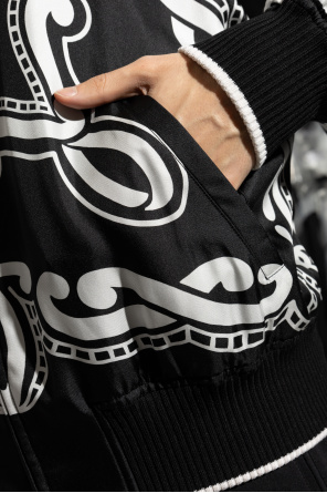 Dolce & Gabbana Silk bomber jacket