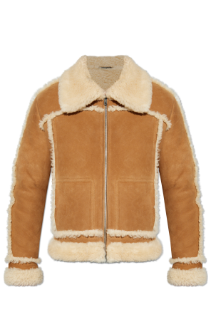 Lammfellmantel mit Taschen