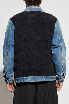 Dolce & Gabbana Jeansjacke mit Cord-Einsätzen