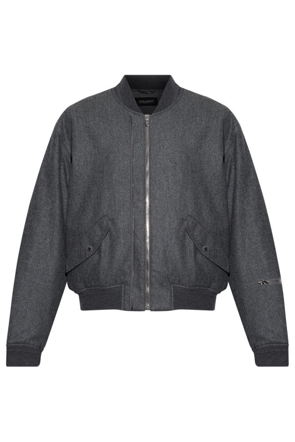 Wool bomber jacket od Dolce & Gabbana