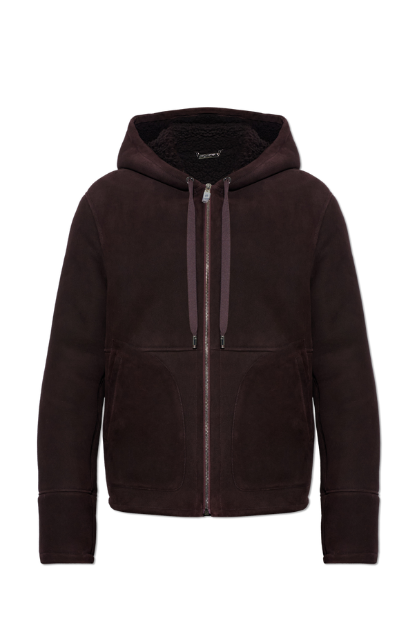 Suede jacket with hood od Dolce & Gabbana