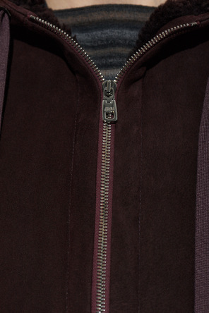 Dolce & Gabbana Suede jacket with hood