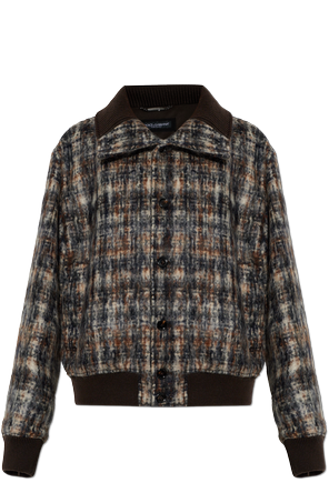 Chaqueta de lana con cuello