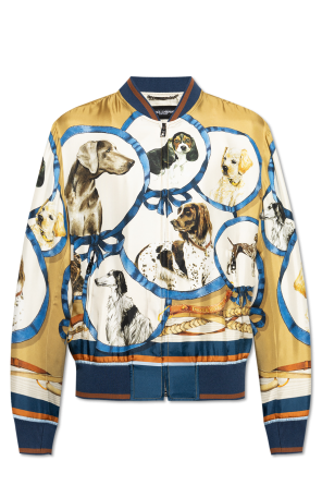 Jedwabna kurtka typu `bomber`